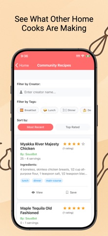 My Head Chef: Recipe Assistant iPhone screenshot