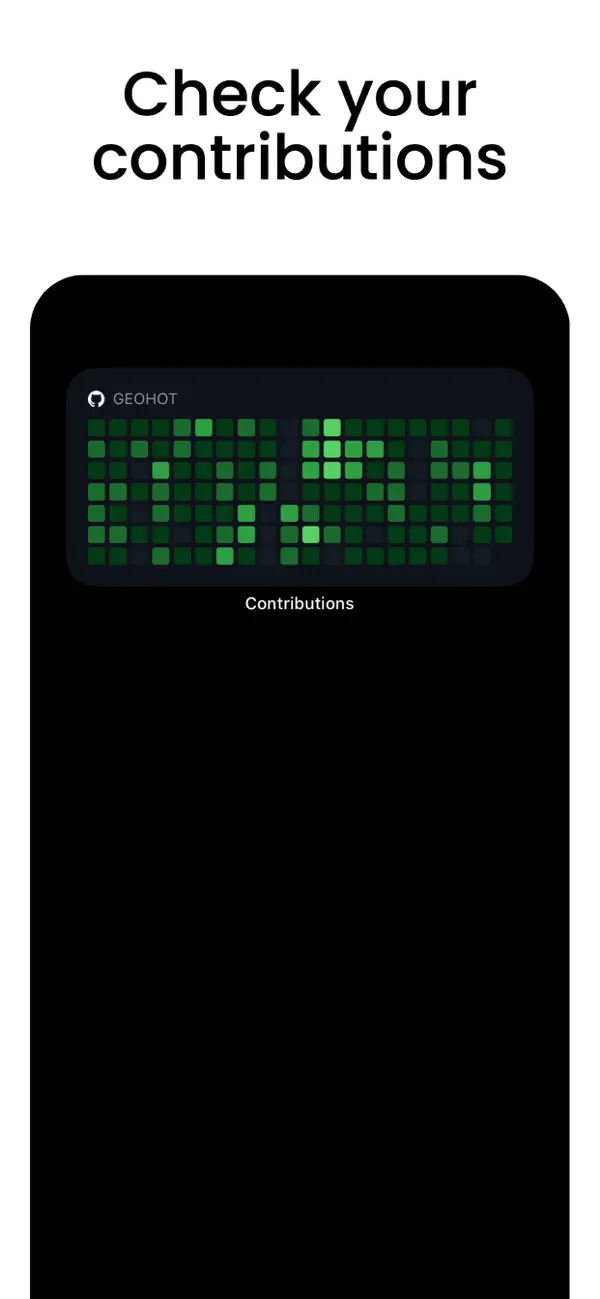 #1. Contribution Graphs for GitHub (iOS) 作者: Ander Goig