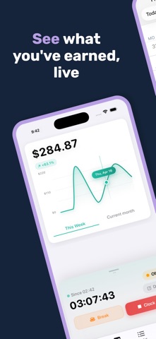 WorkTime - Work Hours Tracker Screenshot 1 of 5