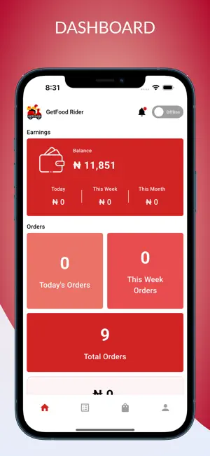 GetFood Rider for Couriers screenshot 1