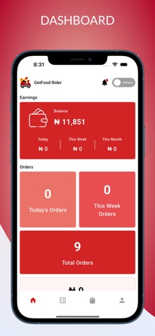GetFood Rider for Couriers screenshot