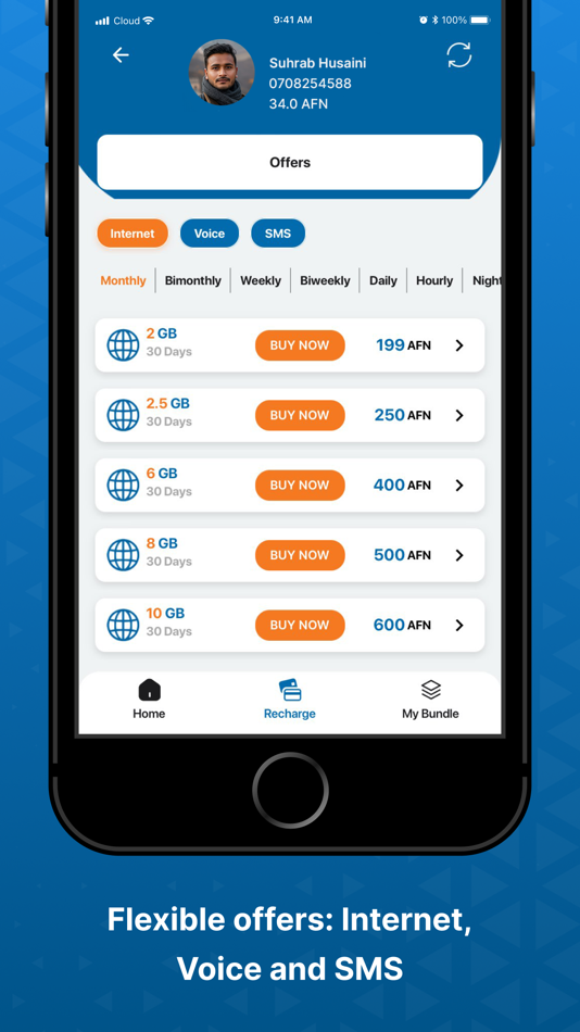 #6. AWCC ASAN App (iOS) Podle: Afghan Wireless Communication Company