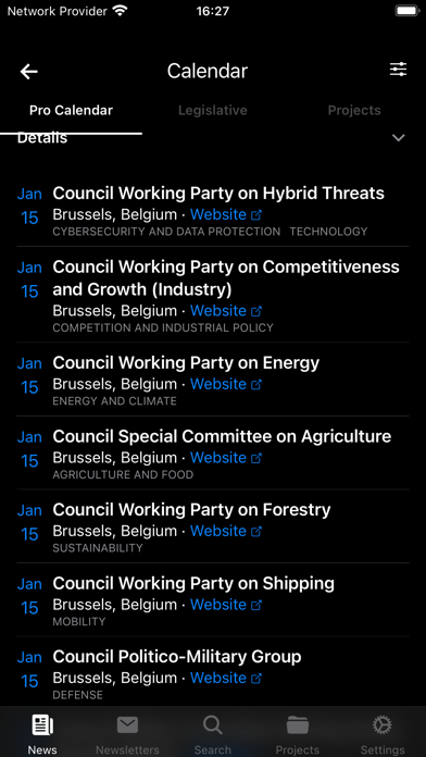 POLITICO Europe Edition Screenshot
