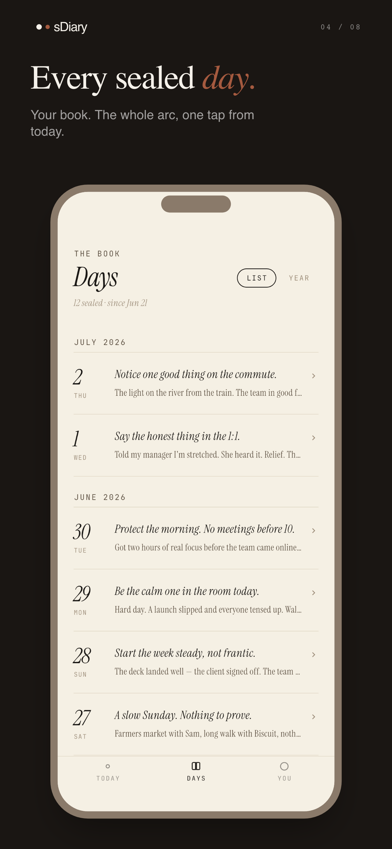 sDiary screenshot 4