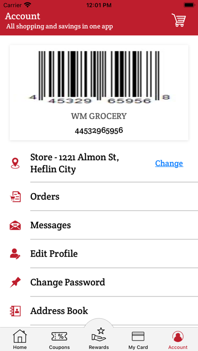 WM Grocery Screenshot