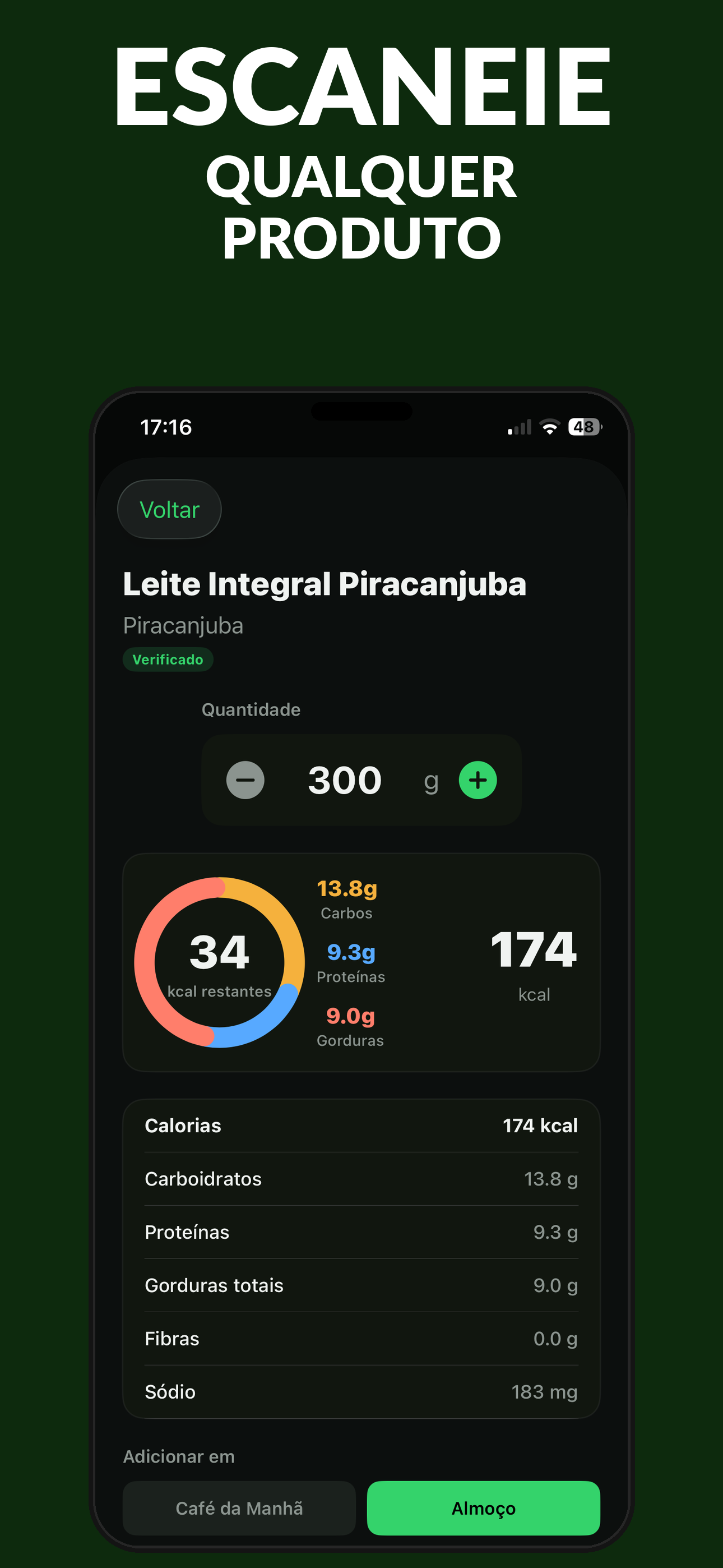 NutriBR – Contador de Calorias screenshot 4