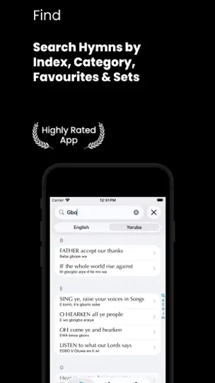 CCCHymns iPhone Screenshot 2