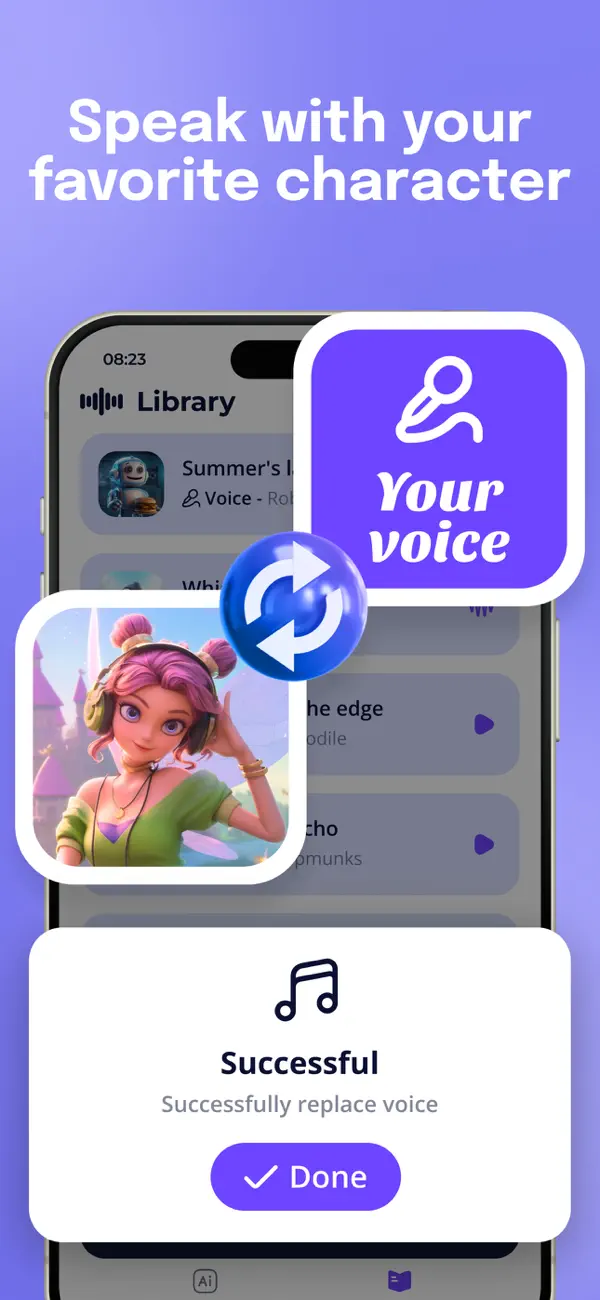 Screenshot #3 pour AI Cover Generator: AI Tunes