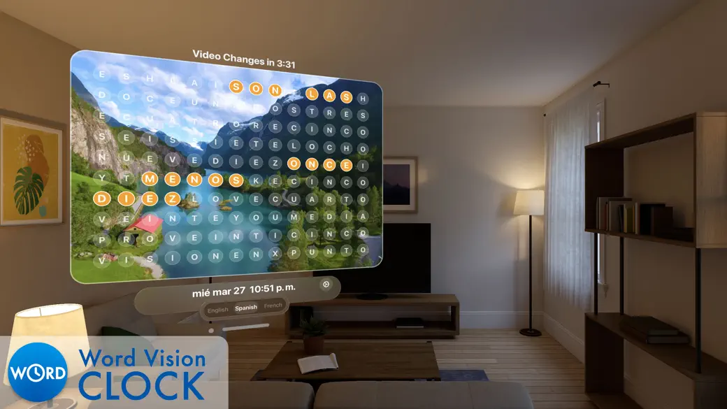 Word Vision Clock - Translated screenshot 3