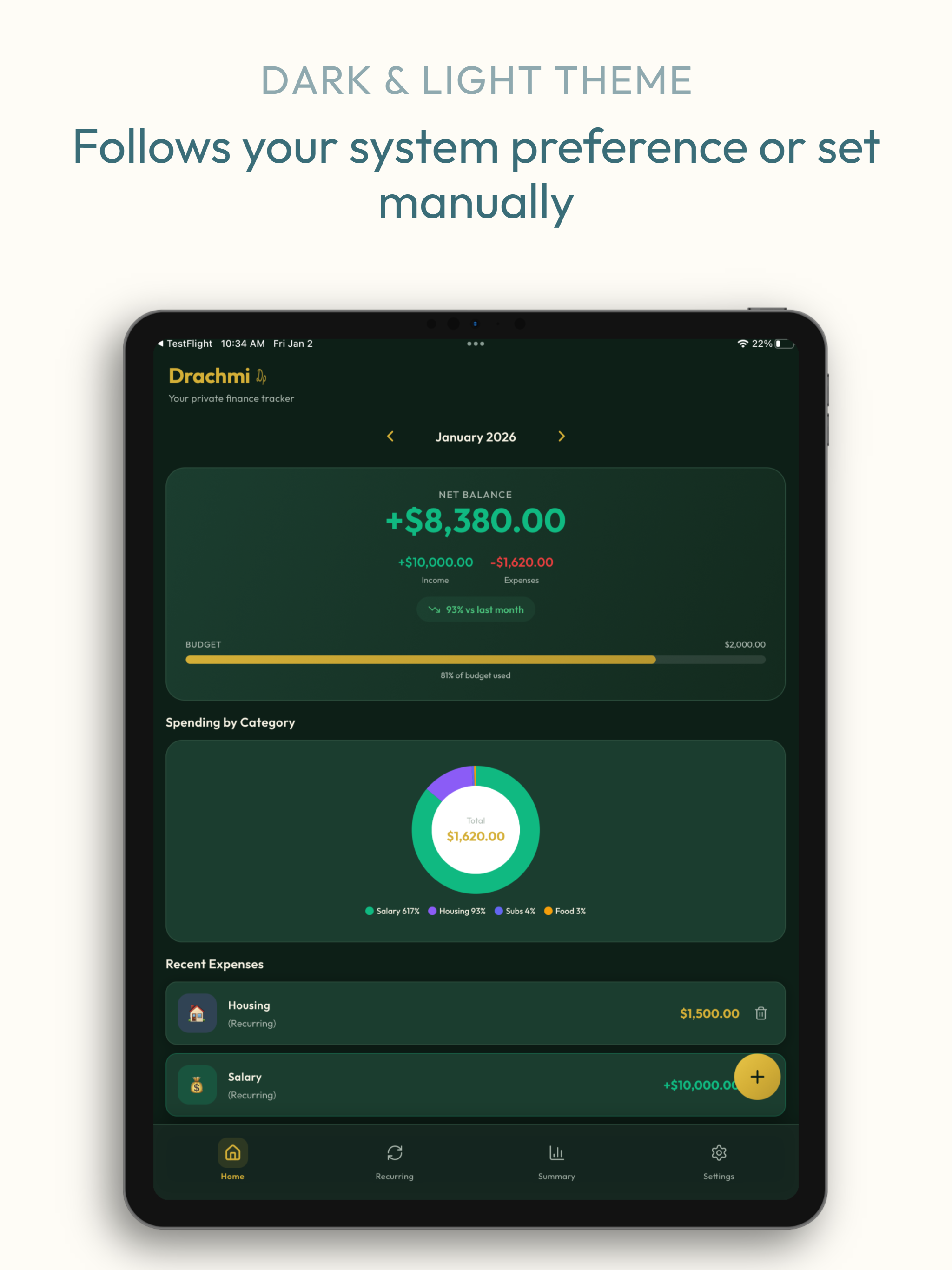 Drachmi - Finance Tracker