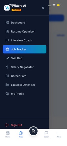 Vrittera – AI Career Coach screenshot