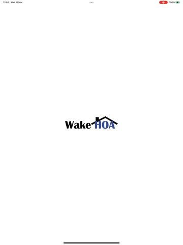 Wake HOA Management iPad screenshot