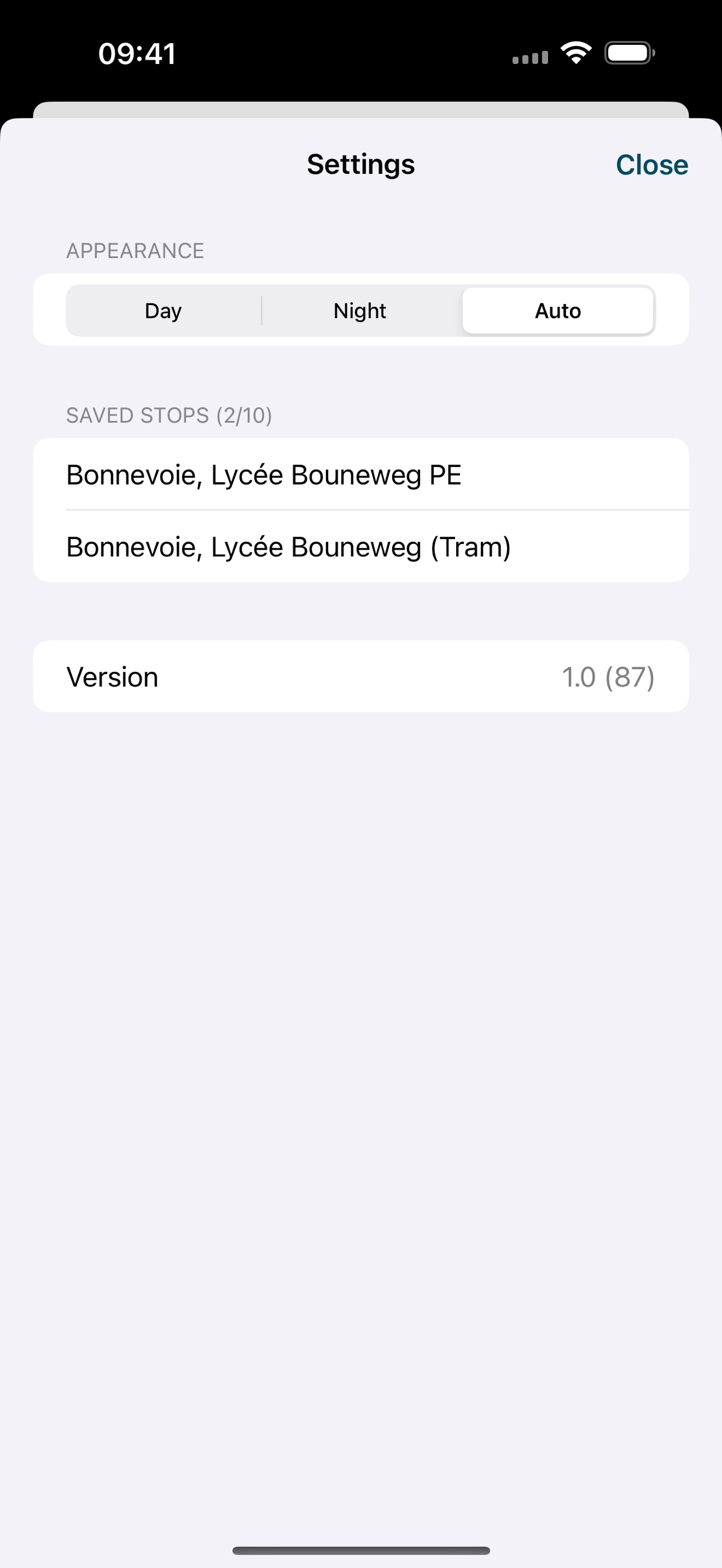 Screenshot 3 of BusBoard Lëtzebuerg