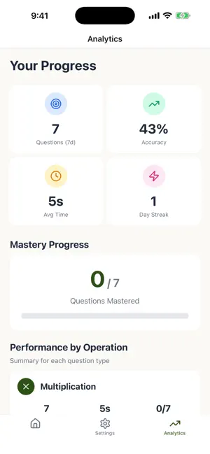 Math Drillz screenshot 1