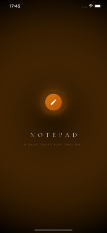 Notepad - Dark Theme Screenshot 1 of 7