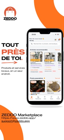 ZEDDO Marketplace iPhone screenshot