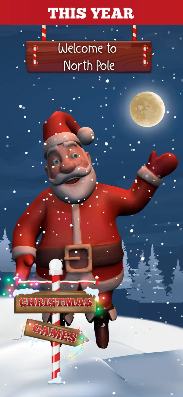Screenshot #1 pour Parler avec le Père Noël 3D