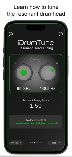 iDrumTune Precision Drum Tuner screenshot 4