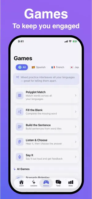 Language Learning - Polyglot screenshot 3