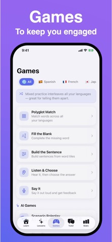 Language Learning - Polyglot screenshot 3