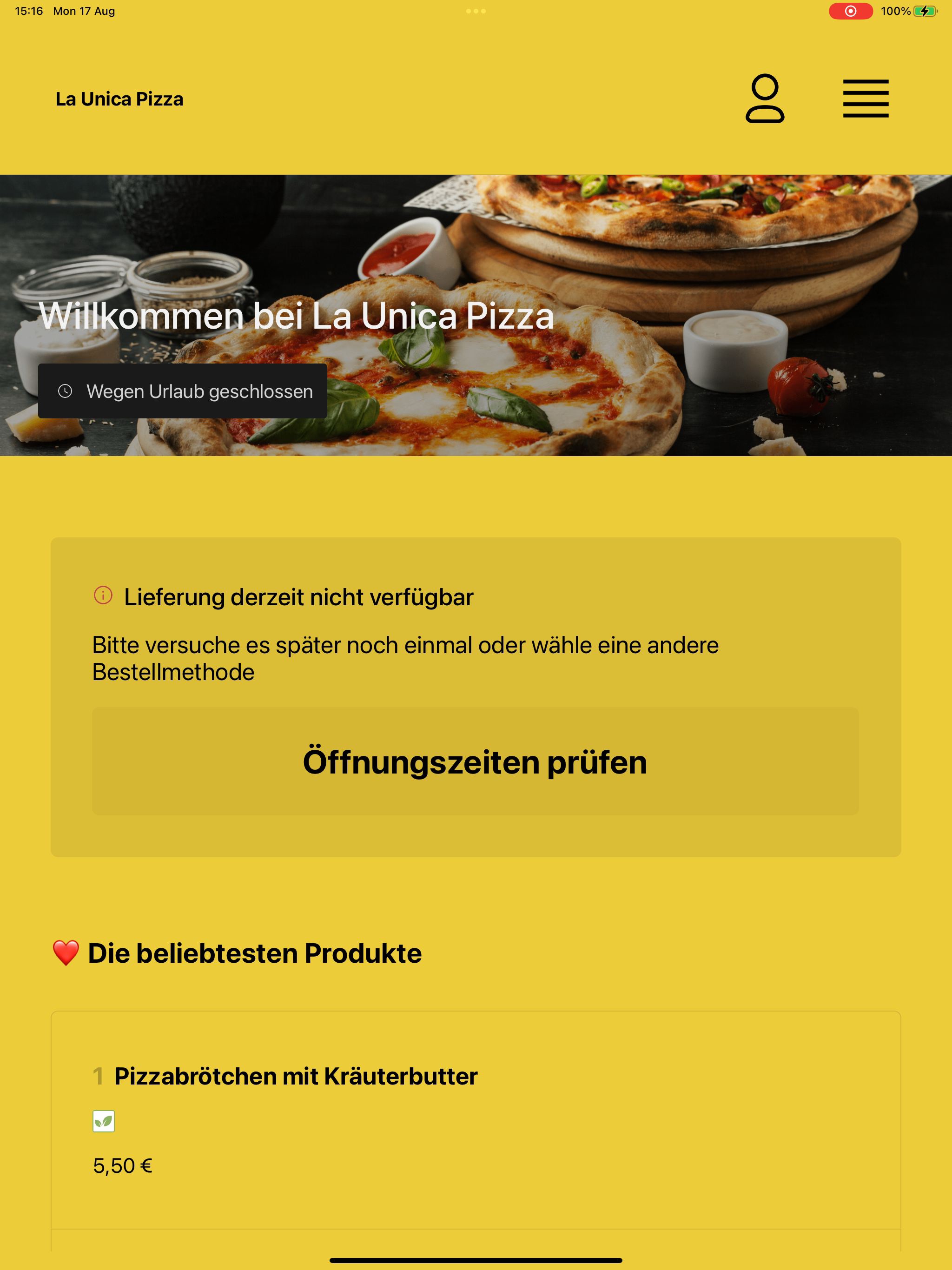 La Unica Pizza screenshot 14