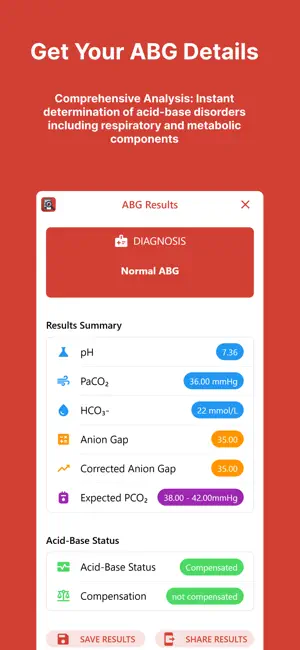 ABG Calculator screenshot 2