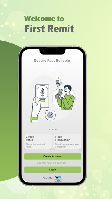 First Remit Money Transfer Screenshot