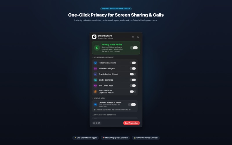 StealthShare screenshot 1