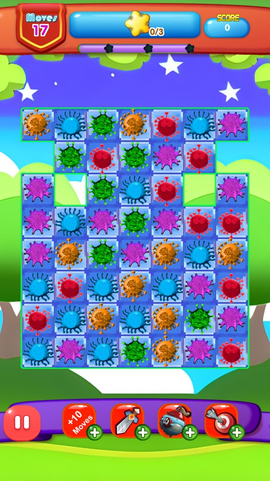 #5. Germ Crush: Match 3 Puzzle (iOS) 来自: Aziza Rahman