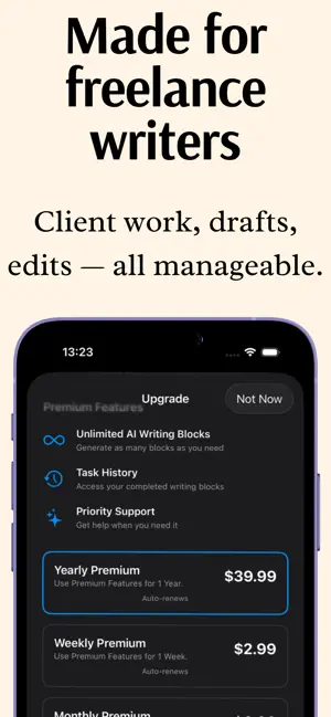 WriterBlocks: Writing Focus screenshot 4