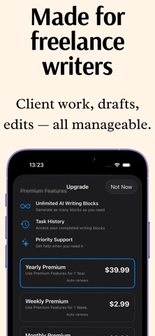 WriterBlocks: Writing Focus Screenshot 4 of 4