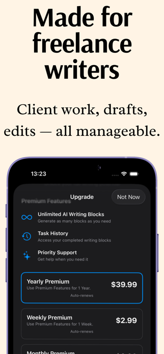 WriterBlocks: Writing Focus Screenshot 4 of 4