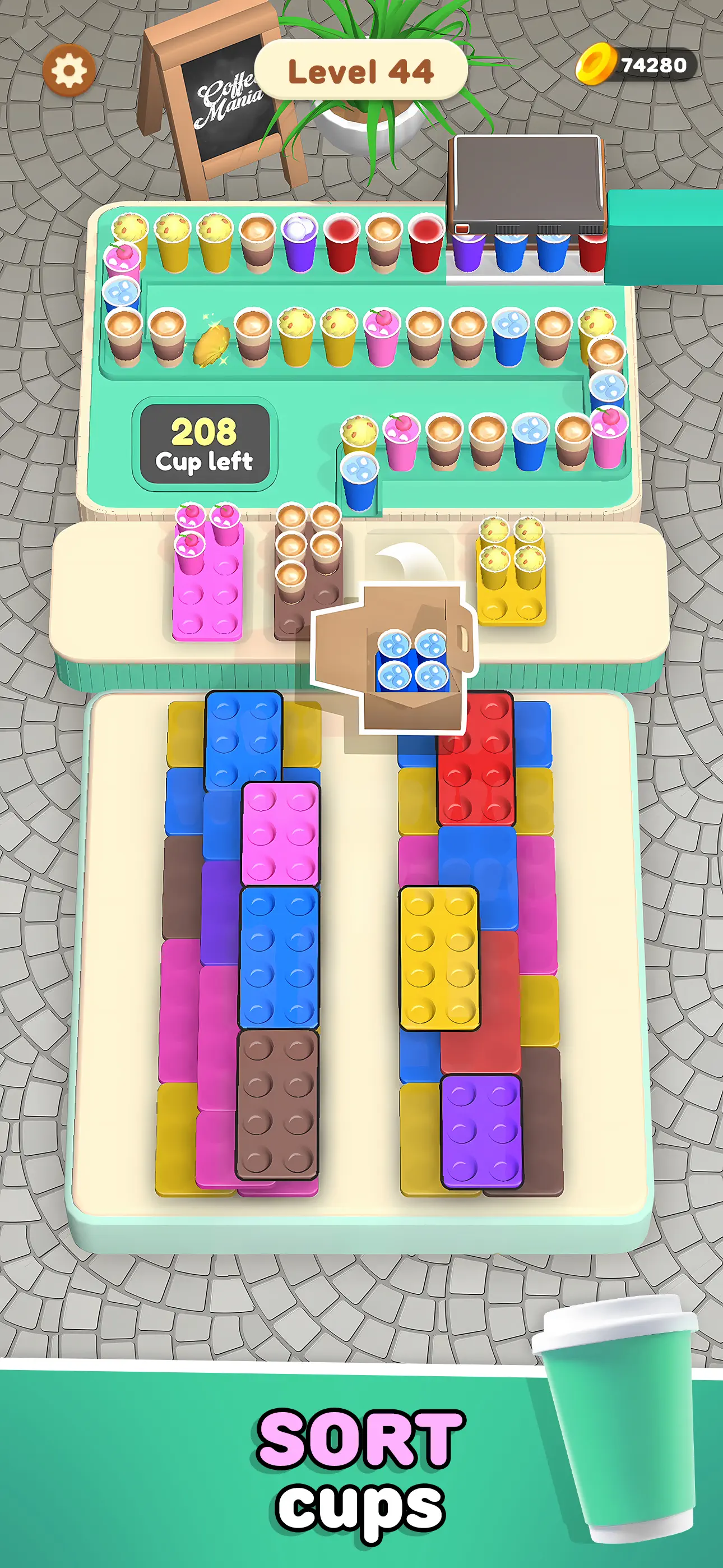 Coffee Mania - Sorting Jam screenshot 2