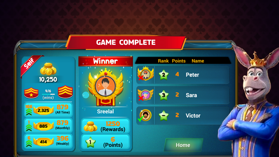 #10. Donkey King Online Card Game (iOS) By: Joseph M. Libin