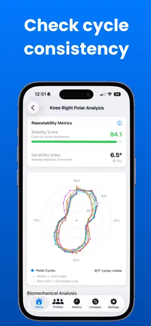 Bike Biomechanics Measuring AI screenshot 2
