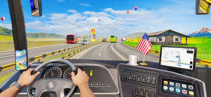 Bus Simulator Driving Game 3D screenshot 4