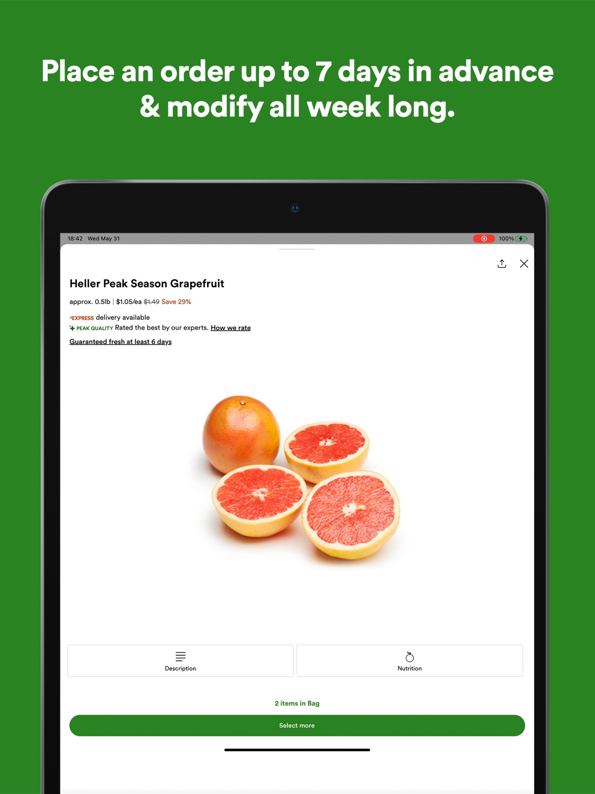 FreshDirect: Grocery Delivery ipad screenshot 4