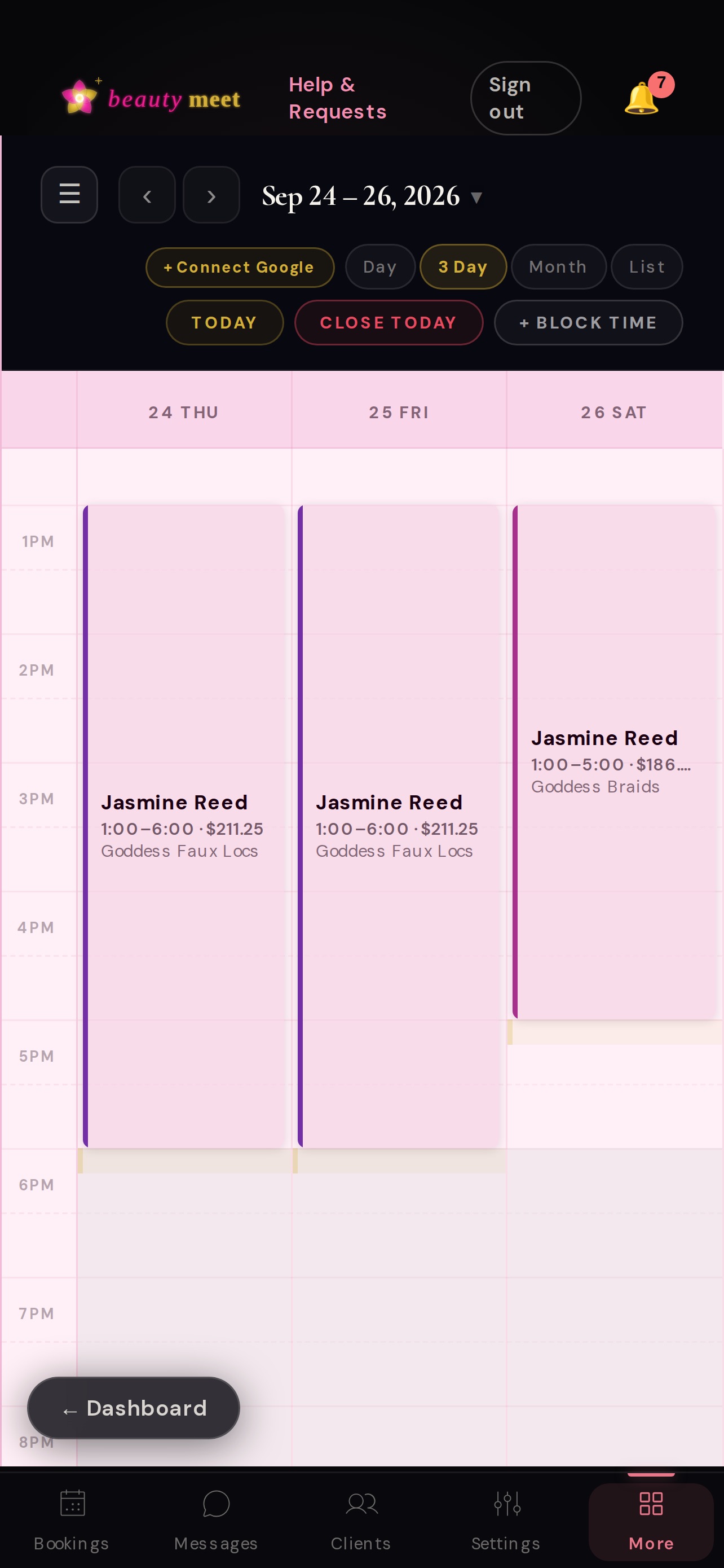 Screenshot 8 of BeautyMeet Booking