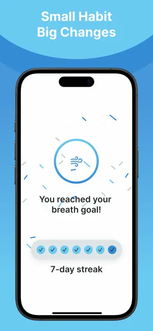 Breathing Exercise BreathInU screenshot 2