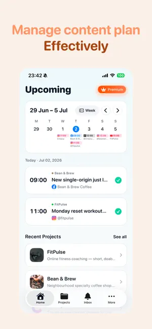 Creazy: Organize Content Plan screenshot 1