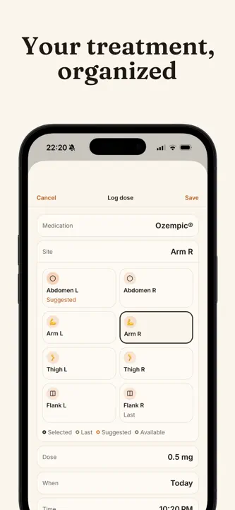 Akita: GLP-1 Tracker screenshot 2