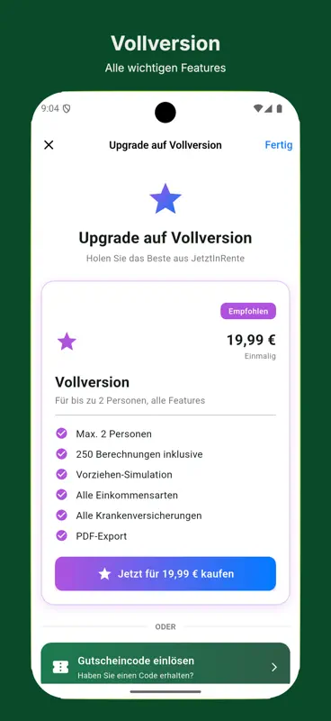 JetztInRente screenshot 6 of 6