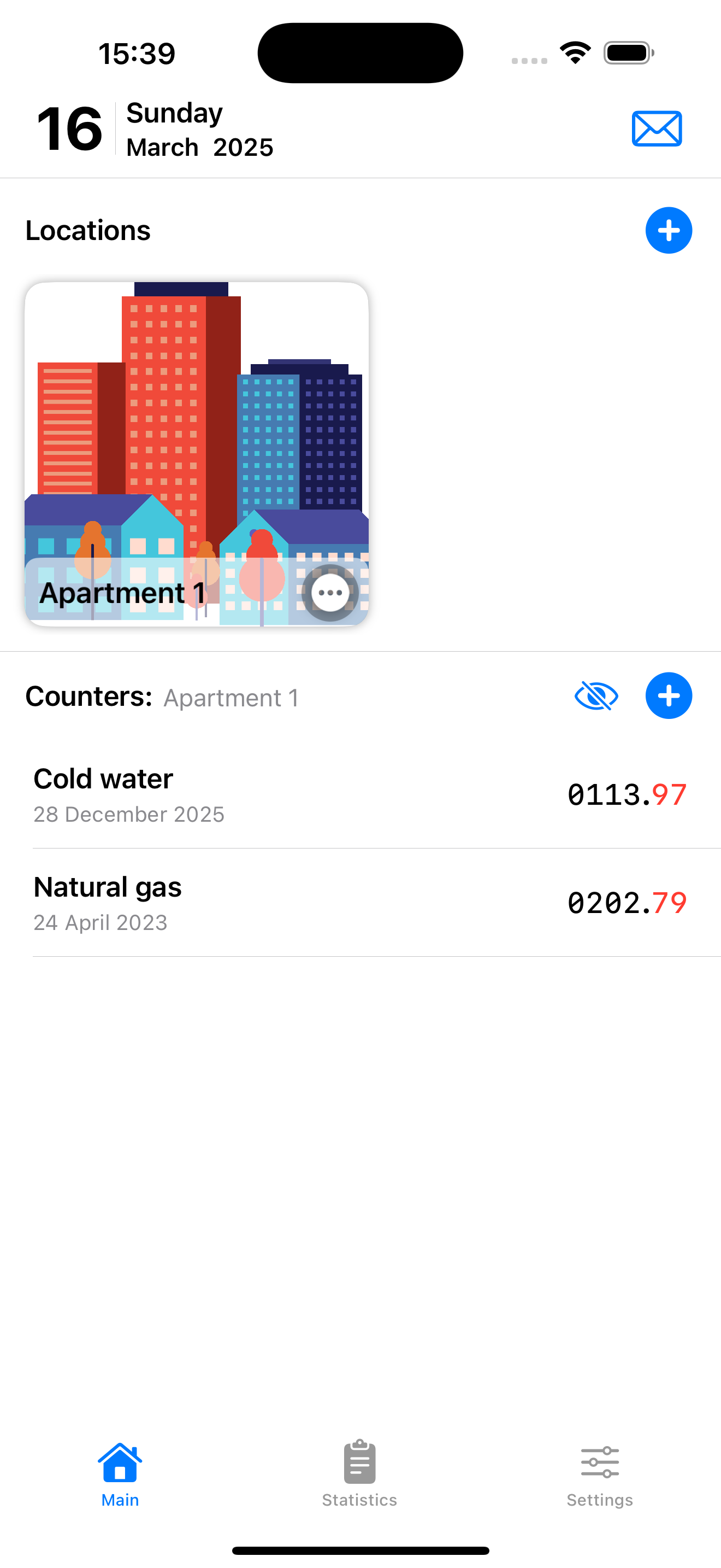 Counters log