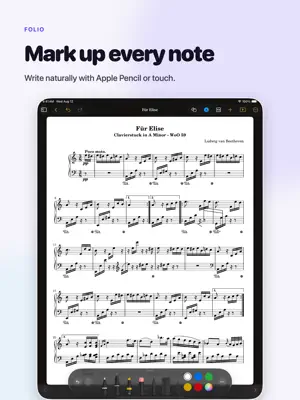 Folio: Sheet Music Pad screenshot 2
