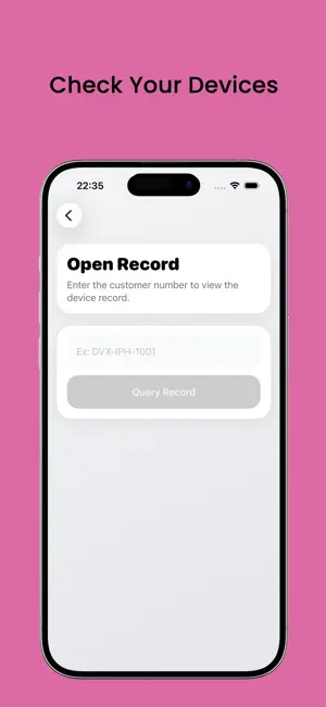 Devix iPhone screenshot 1