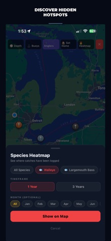 Fish Drop - Fishing App iPhone screenshot