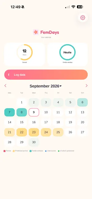 Femdays - You and your body. screenshot 1