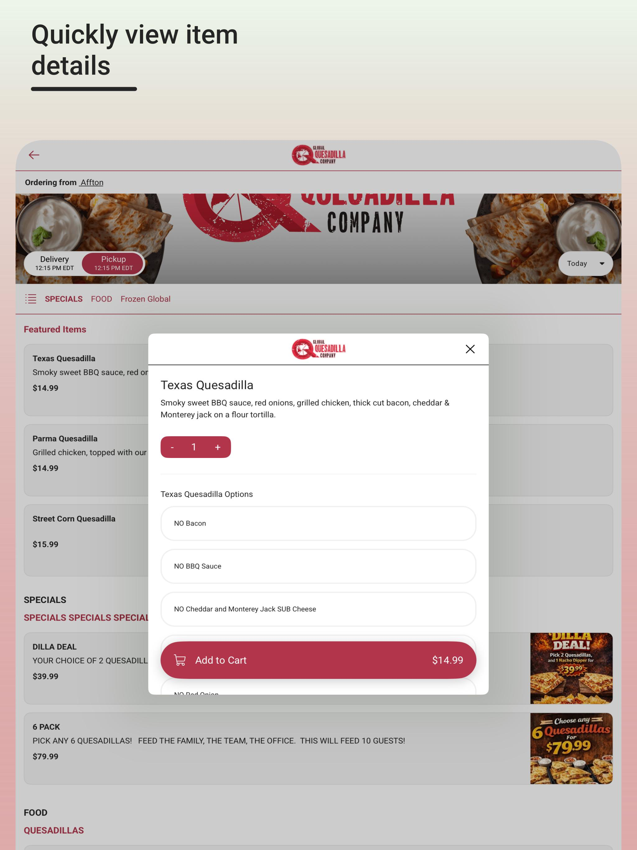 Global Quesadilla Company screenshot 8