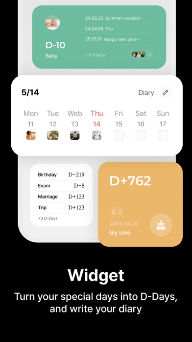 Daylog - D-Day Widget, Diary Screenshot