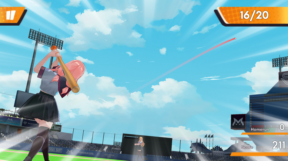 #1. HomeRunGirl (iOS) 由: ketchAp-studio